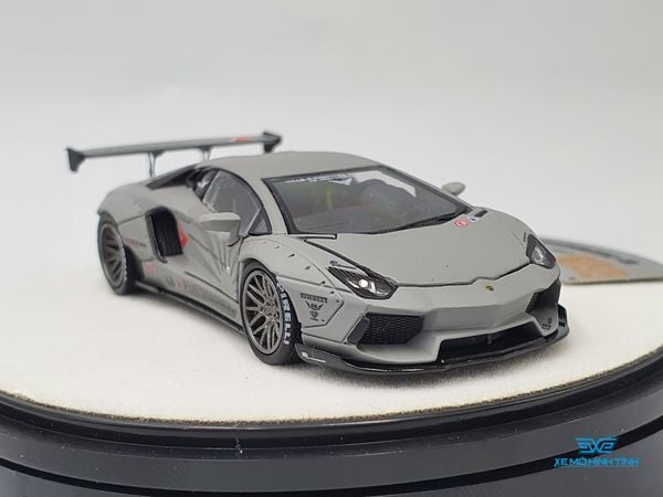 Xe Mô Hình Lamborghini Aventador LB 700 Zero Fighter 1:64 PGM ( Xám )