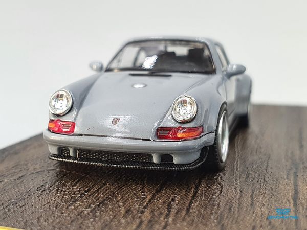 Xe Mô Hình Porsche 964 Singer DLS 1:64 HKM (Xám)