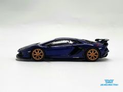 Xe Mô Hình Lamborghini Aventador SVJ - Viola Aletheia 1:64 MiniGT( Xanh Đậm)
