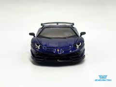 Xe Mô Hình Lamborghini Aventador SVJ - Viola Aletheia 1:64 MiniGT( Xanh Đậm)