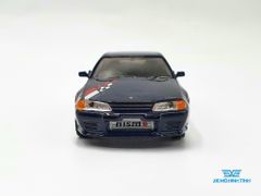 Xe Mô Hình Nissan Skyline GT-R (R32) Nismo S-Tune Dark Blue 1:64 MiniGT( Xanh Đậm)