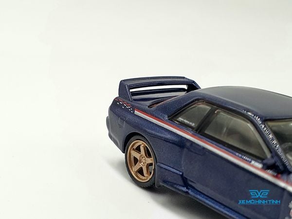 Xe Mô Hình Nissan Skyline GT-R (R32) Nismo S-Tune Dark Blue 1:64 MiniGT( Xanh Đậm)