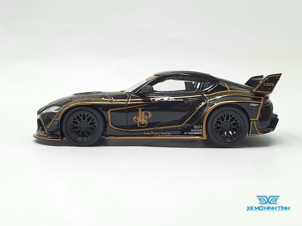 Xe Mô Hình LB*WORKS Toyota GR Supra JPS RHD 1:64 MiniGT( Đen )