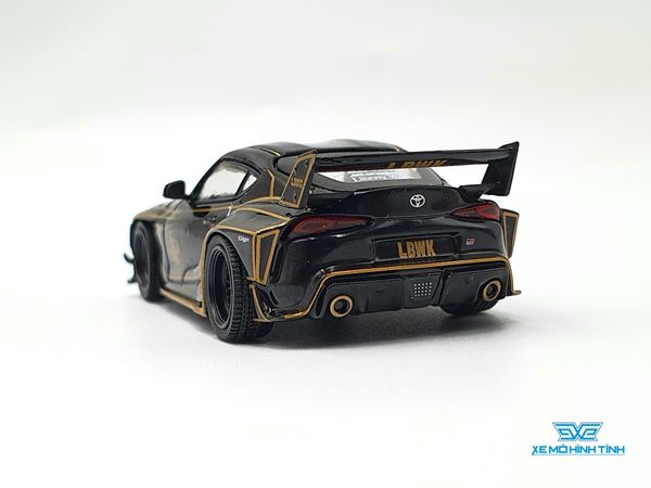 Xe Mô Hình LB*WORKS Toyota GR Supra JPS RHD 1:64 MiniGT( Đen )