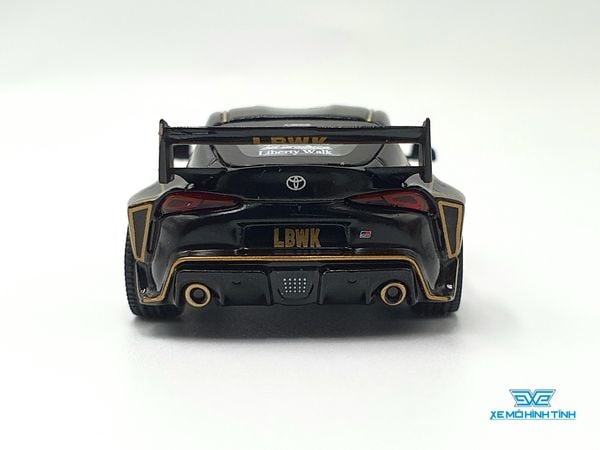 Xe Mô Hình LB*WORKS Toyota GR Supra JPS RHD 1:64 MiniGT( Đen )