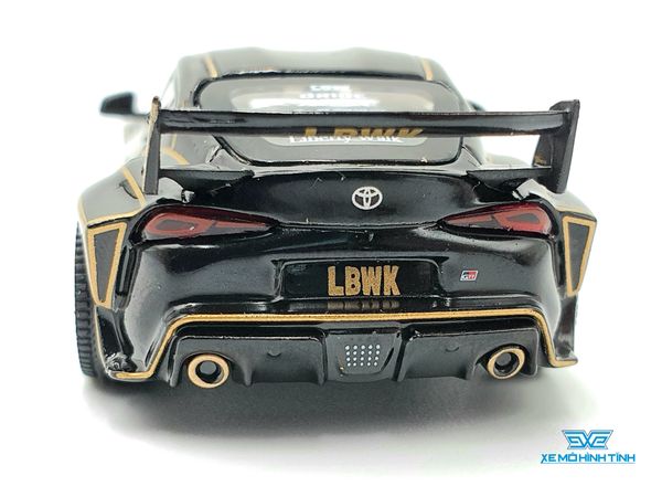 Xe Mô Hình LB*WORKS Toyota GR Supra JPS RHD 1:64 MiniGT( Đen )