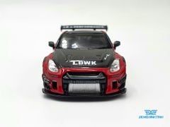 Xe Mô Hình LB Works Nissan GT-R R35 Type 2 Rear Wing Ver 3 Red Livery 2 RHD 1:64 MiniGT (Đỏ)