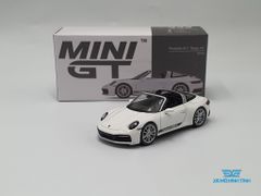 Xe Mô Hình Porsche 911 Targa 4S 1:64 MiniGT (Trắng)