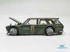 Xe Mô Hình Datsun Kaido 510 Wagon 1:64 Kaido House / MiniGT (Xanh Lá)