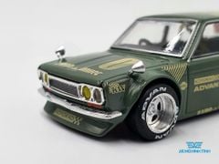Xe Mô Hình Datsun Kaido 510 Wagon 1:64 Kaido House / MiniGT (Xanh Lá)