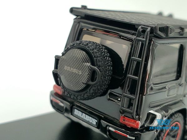 Xe Mô Hình Brabus G-Class With Adventure Package Mercedes - AMG G 63 - 2020 1:64 Almost Real (Đen)