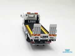 Xe Mô Hình Isuzu N-Series Vehicle Transporter LBWK White RHD 1:64 MiniGT( Trắng )