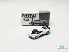 Xe Mô Hình Bugatti Centodieci  1:64  MiniGT ( Trắng )