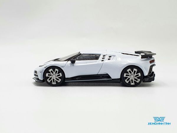 Xe Mô Hình Bugatti Centodieci  1:64  MiniGT ( Trắng )