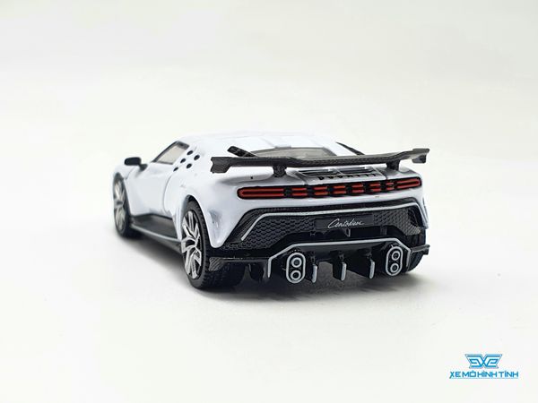 Xe Mô Hình Bugatti Centodieci White LHD 1:64 MiniGT( Trắng )