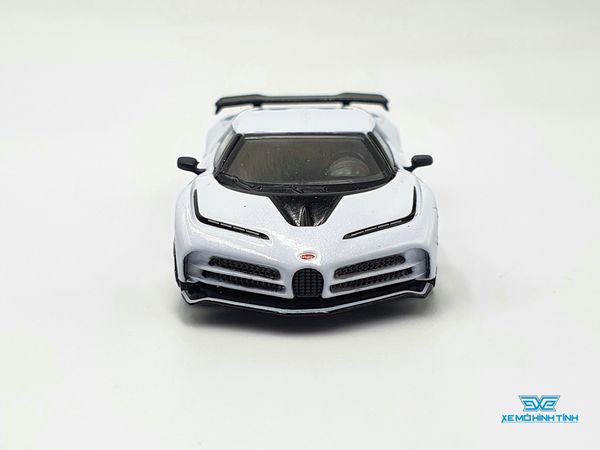 Xe Mô Hình Bugatti Centodieci White LHD 1:64 MiniGT( Trắng )