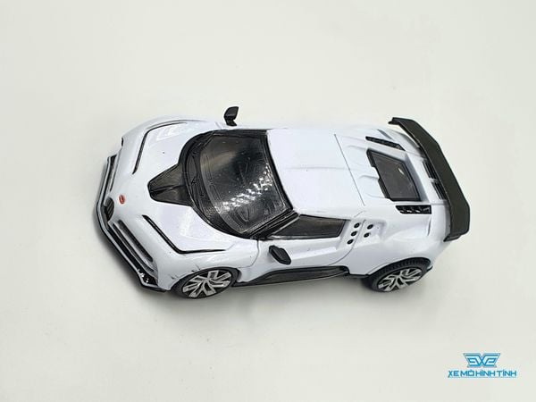 Xe Mô Hình Bugatti Centodieci White LHD 1:64 MiniGT( Trắng )