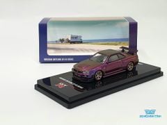 Xe Mô Hình Nissan Skyline GT-R (R34) Midnight Purple II 1:64 Inno Models (Tím Biến Màu )