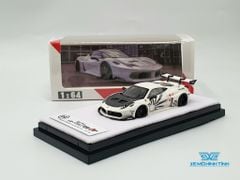 Xe Mô Hình Ferrari 458 LB*Works 1:64 JEC (Trắng)