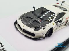 Xe Mô Hình Ferrari 458 LB*Works 1:64 JEC (Trắng)