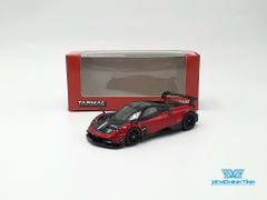 Xe Mô Hình Pagani Huayra BC 1:64 Tarmac Works ( Đỏ Đen )