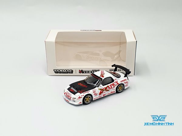 Xe Mô Hình Vertex RX-7 FD38 A'Pex D1 Project 1:64 Tarmac Works ( Trắng )