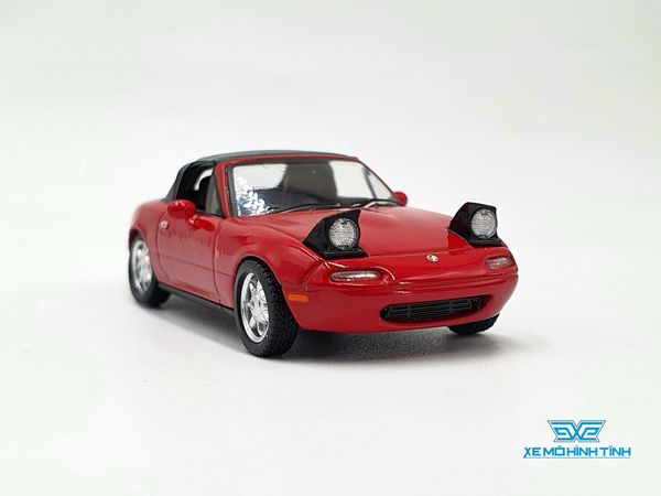 Xe Mô Hình Eunos Roadster Classic Red Headlight Up/Soft Top RHD 1:64 MiniGT( Đỏ )