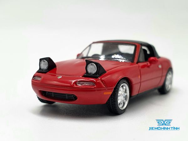 Xe Mô Hình Eunos Roadster Classic Red Headlight Up/Soft Top RHD 1:64 MiniGT( Đỏ )