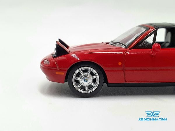 Xe Mô Hình Eunos Roadster Classic Red Headlight Up/Soft Top RHD 1:64 MiniGT( Đỏ )