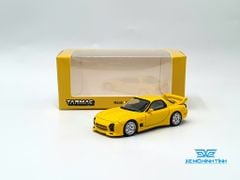 Xe Mô Hình Mazda RX-7 (FD3S) Mazdaspeed A-Spec Competition Yellow Mica 1:64 Tarmac Works ( Vàng )