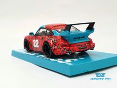 Xe Mô Hình Porsche RWB 964 Mr.Men Little Miss Mr.Strong 1:64 Tarmac Works ( Đỏ )