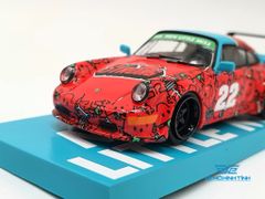 Xe Mô Hình Porsche RWB 964 Mr.Men Little Miss Mr.Strong 1:64 Tarmac Works ( Đỏ )