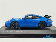 Xe Mô Hình Porsche 911 (992) GT3 Shark Blue 1:64 Minichamps ( Xanh )