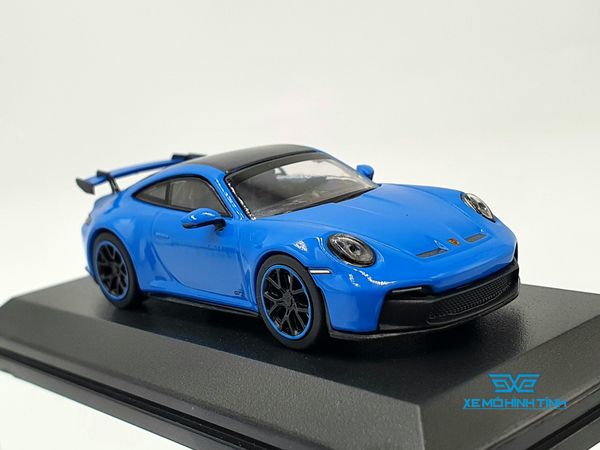 Xe Mô Hình Porsche 911 (992) GT3 Shark Blue 1:64 Minichamps ( Xanh )