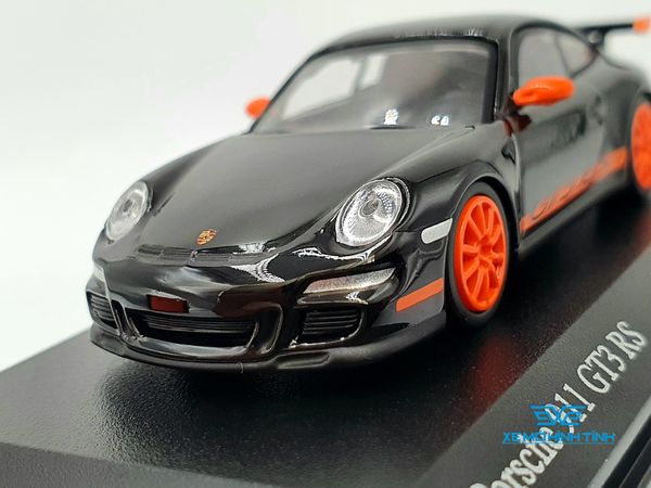 Xe Mô Hình Porsche 911 GT3 RS 2006 1:64 Minichamps ( Đen )