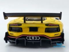 Xe Mô Hình LB* Works Lamborghini Aventador - Limited Edition Infinite Motorsports RHD 1:64 Mini GT (Vàng)