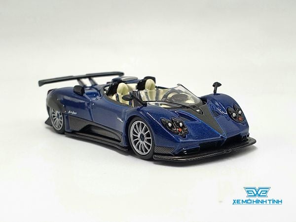 Xe Mô Hình Pagani Zonda HP Barchetta Blue Tricolore LHD 1:64 Mini GT ( Xanh Đậm)