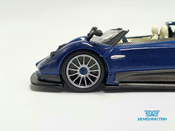 Xe Mô Hình Pagani Zonda HP Barchetta Blue Tricolore LHD 1:64 Mini GT ( Xanh Đậm)