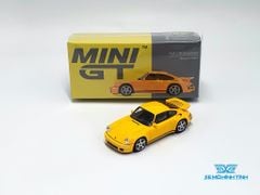 Xe Mô Hình RUF CTR Anniversary Blossom Yellow LHD 1:64 Mini GT (Vàng )