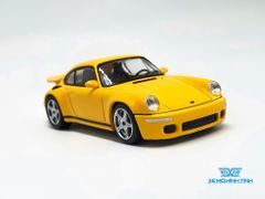 Xe Mô Hình RUF CTR Anniversary Blossom Yellow LHD 1:64 Mini GT (Vàng )