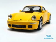 Xe Mô Hình RUF CTR Anniversary Blossom Yellow LHD 1:64 Mini GT (Vàng )