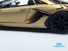 Xe Mô Hình Lamborghini Aventador SVJ Roadster Oro Elios 1:64 Mini GT