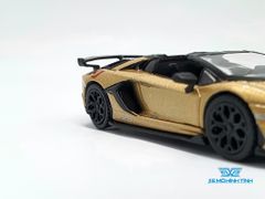 Xe Mô Hình Lamborghini Aventador SVJ Roadster Oro Elios 1:64 Mini GT