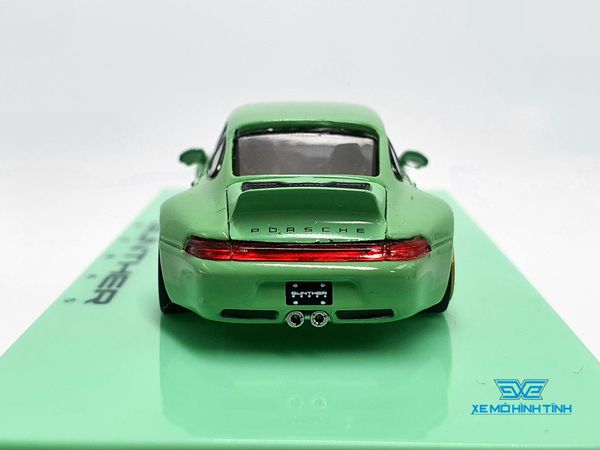Xe Mô Hình Porsche Gunther Werks 993 Green 1:64 Tarmac Works ( Xanh Bạc Hà )