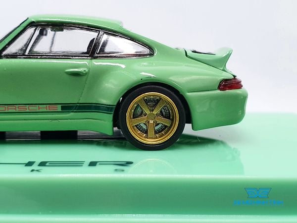 Xe Mô Hình Porsche Gunther Werks 993 Green 1:64 Tarmac Works ( Xanh Min )