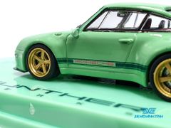 Xe Mô Hình Porsche Gunther Werks 993 Green 1:64 Tarmac Works ( Xanh Min )