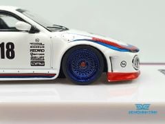 Xe Mô Hình Porsche Old & New 997 White 1:64 Tarmac Works (Trắng)