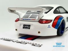 Xe Mô Hình Porsche Old & New 997 White 1:64 Tarmac Works (Trắng)