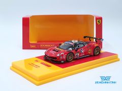 Xe Mô Hình Ferrari 488 GT3 Bathurst 12h 2017 Lowndes, Whincup, Vilander 1:64 Tarmac Works (Đỏ)