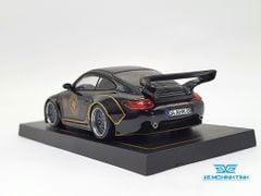 Xe Mô Hình Porsche Old & New 997 Black 1:64 Tarmac Works (Đen)